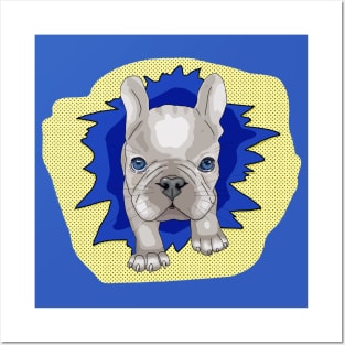 French Bulldog lover Cute Puppy comic Posters and Art